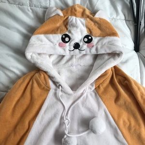 Anime dog poncho!